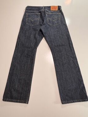 Mens Levis 514 Dark Wash Denim Jeans Size 32x30